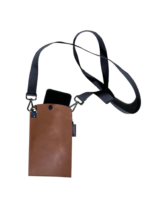 Le Paquete- tan phone holder handbag - Chanii B