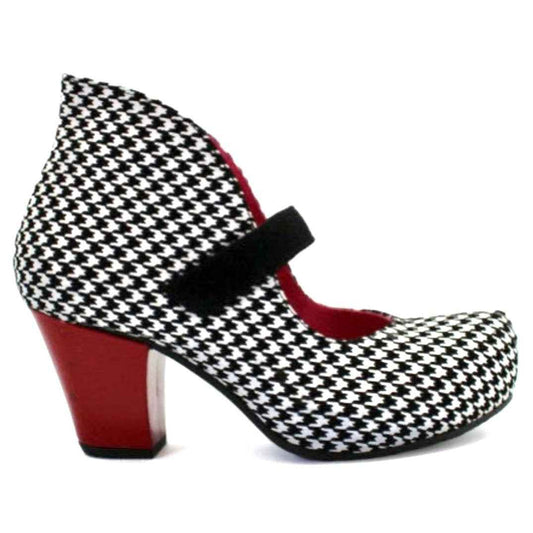 Stylo - Houndstooth bar shoe