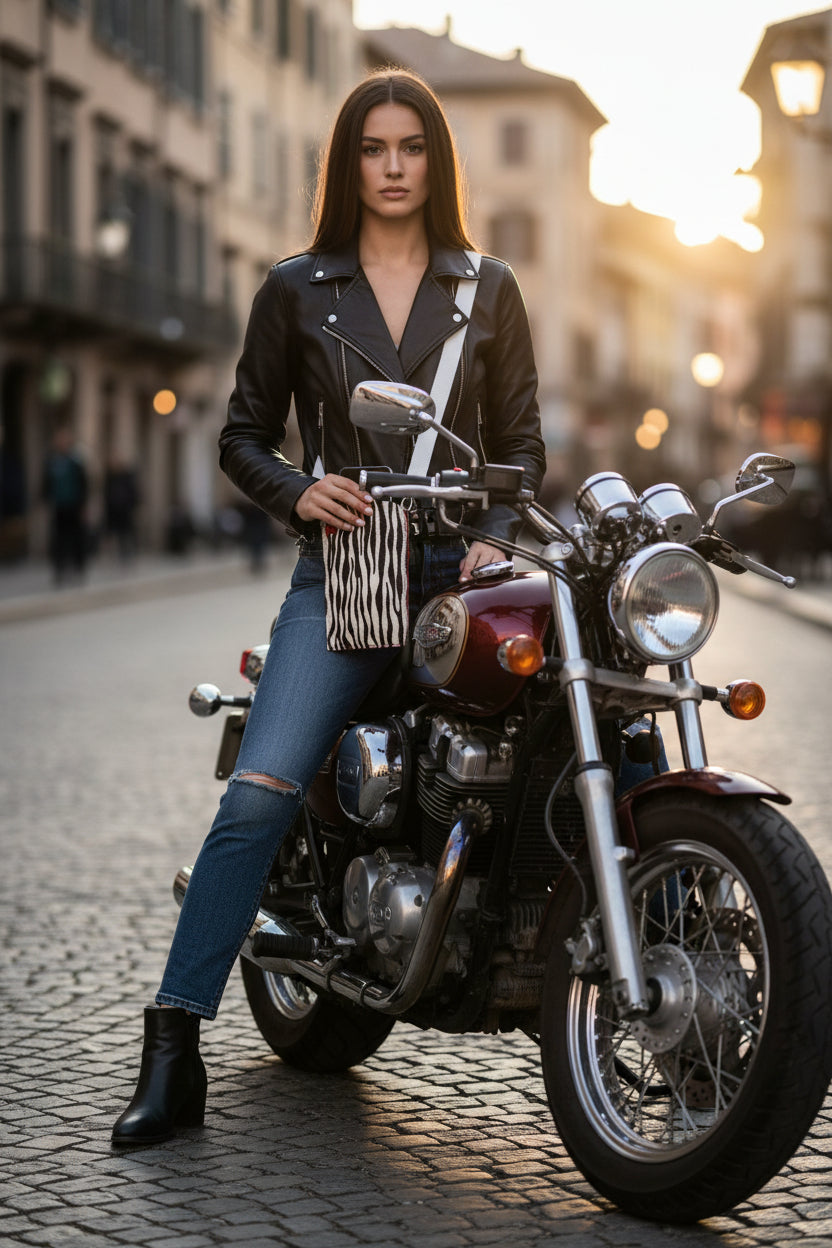 Le Paquete-Zebra phone holder - Chanii B