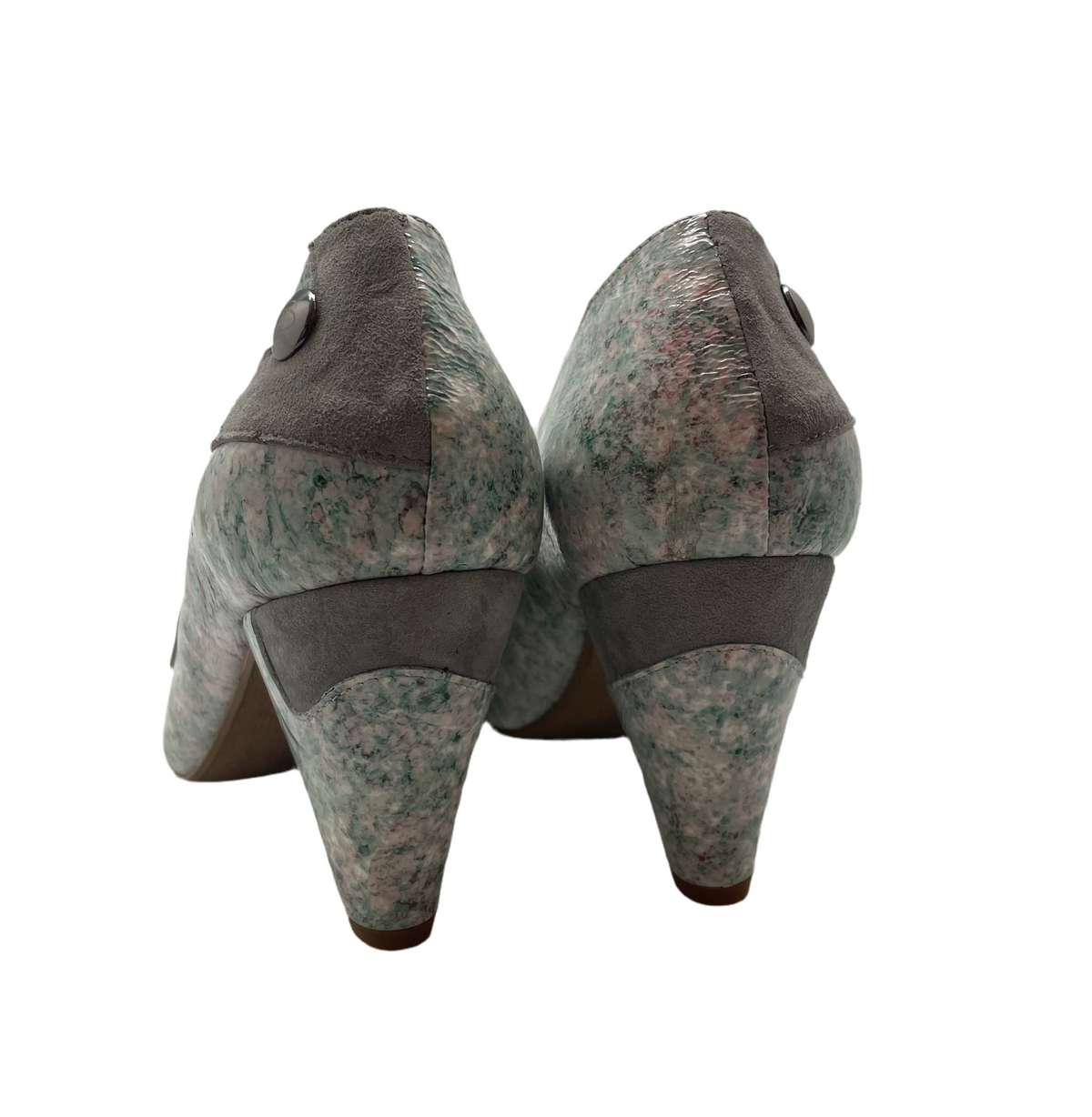 Salon - Grey/Pink- medium heel shoe