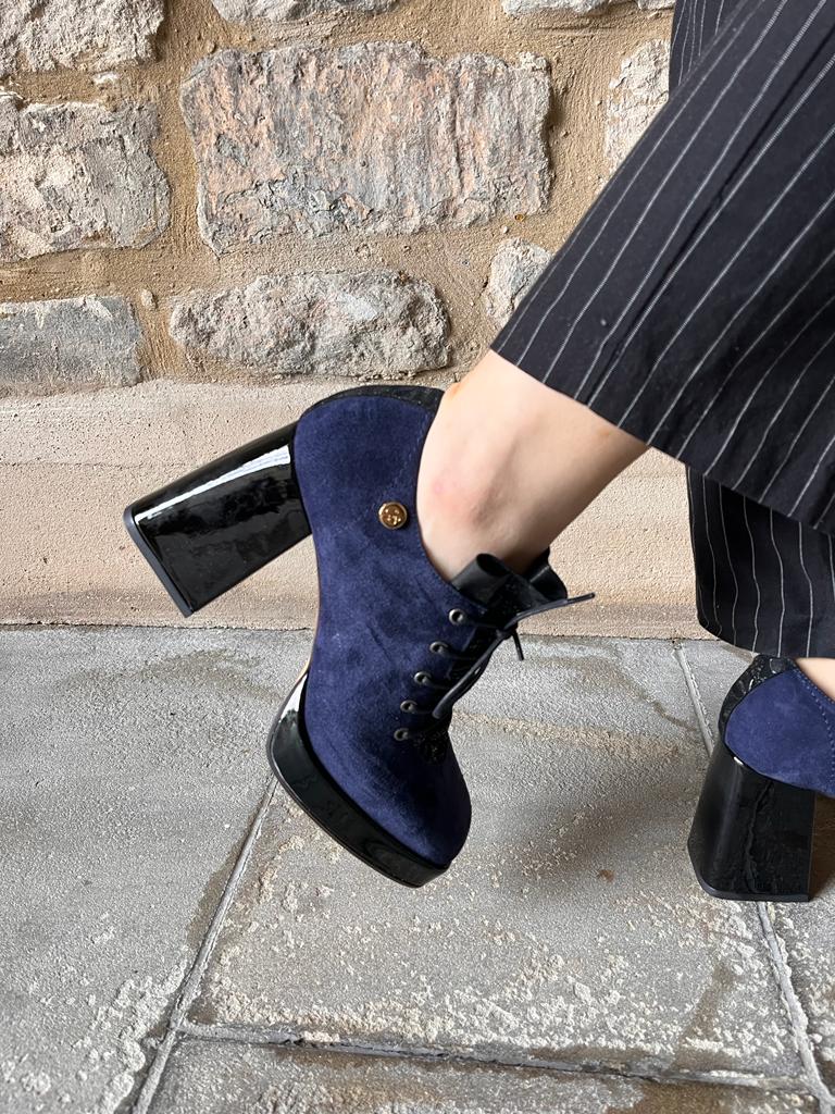 Le Follie - Blue platform shoe - Chanii B