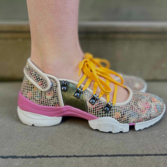 Adios- multi green sneaker - Chanii B