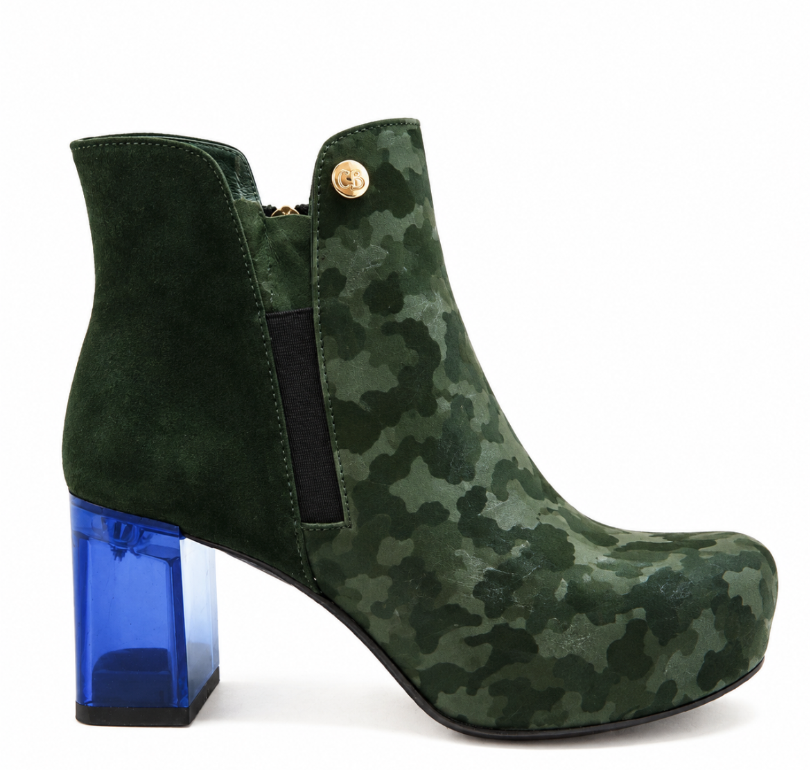 Canal -Ankle boot -Green army