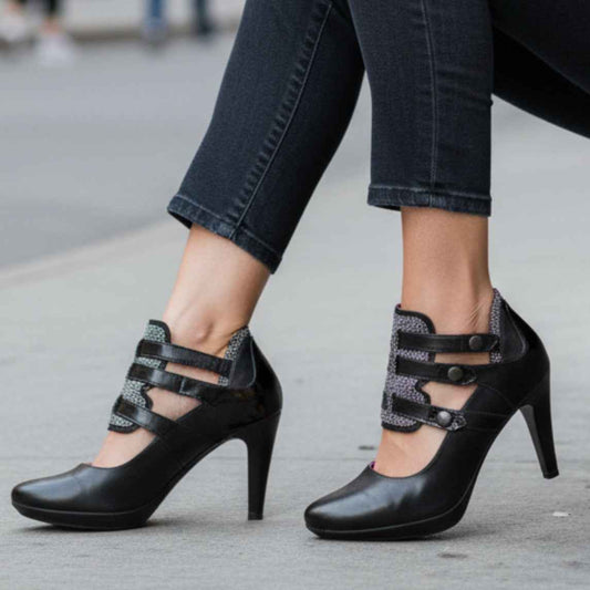 Andes - Black heel shoe- last pair 40