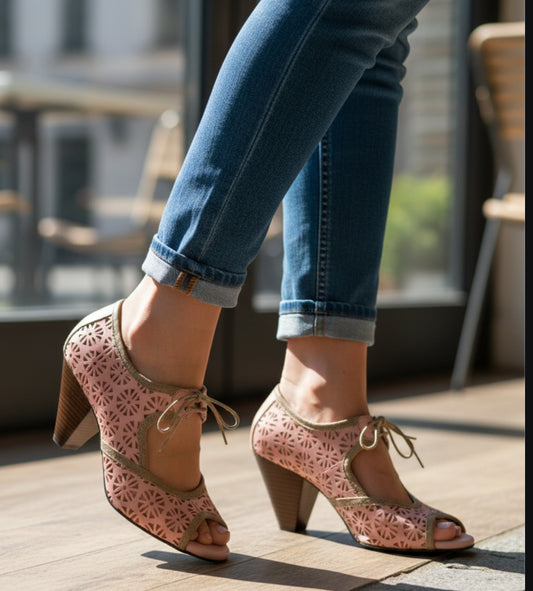 Gateau-dusty rose pink-Last pair 40 &41 !