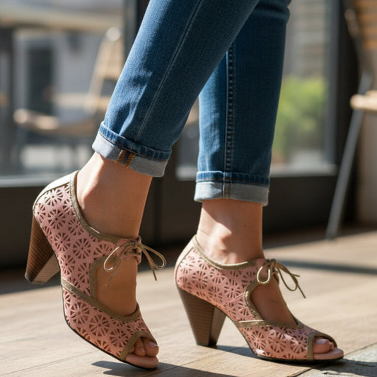 Gateau-dusty rose pink-Last pair 40 &41 !