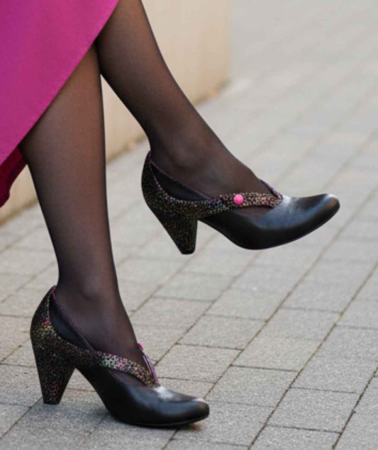 C'est ici - Black Multi shoe