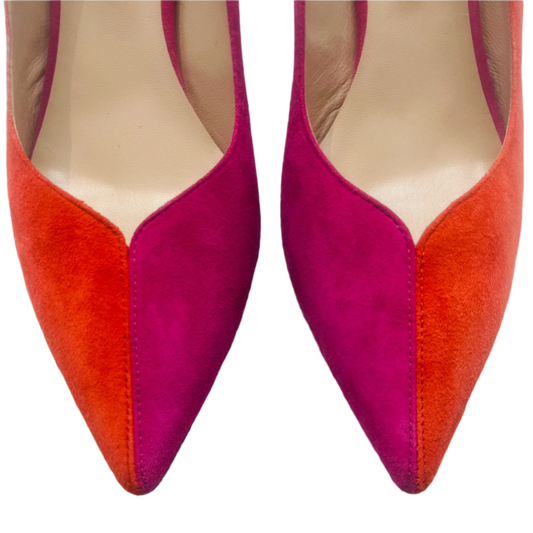 Cruella - Fuchsia/Orange kitten heel - Chanii B