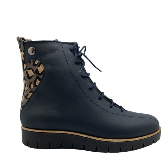 Bang - Navy Gold Leopard- Boot - Chanii B