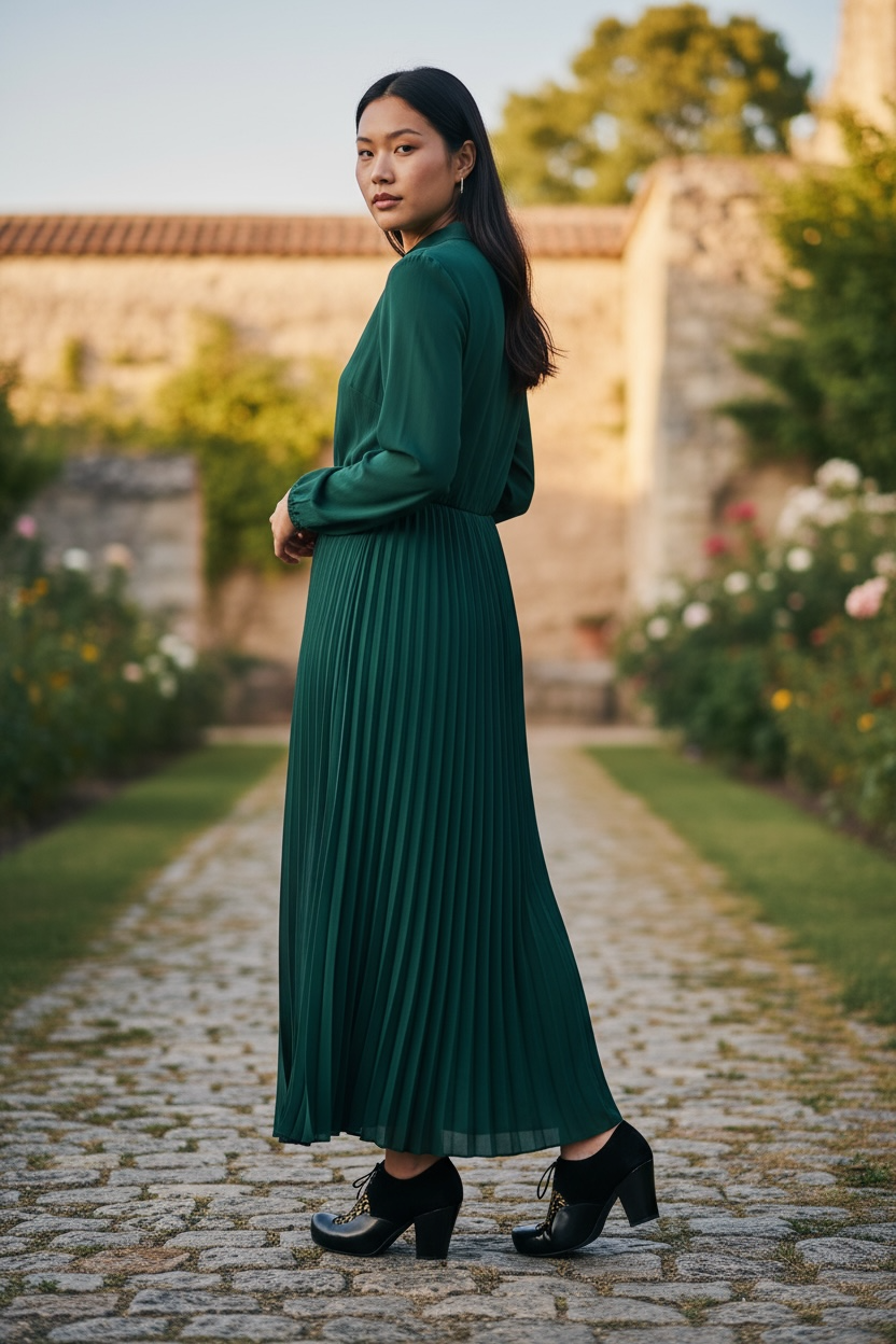 Bois - Black black scroll lace up