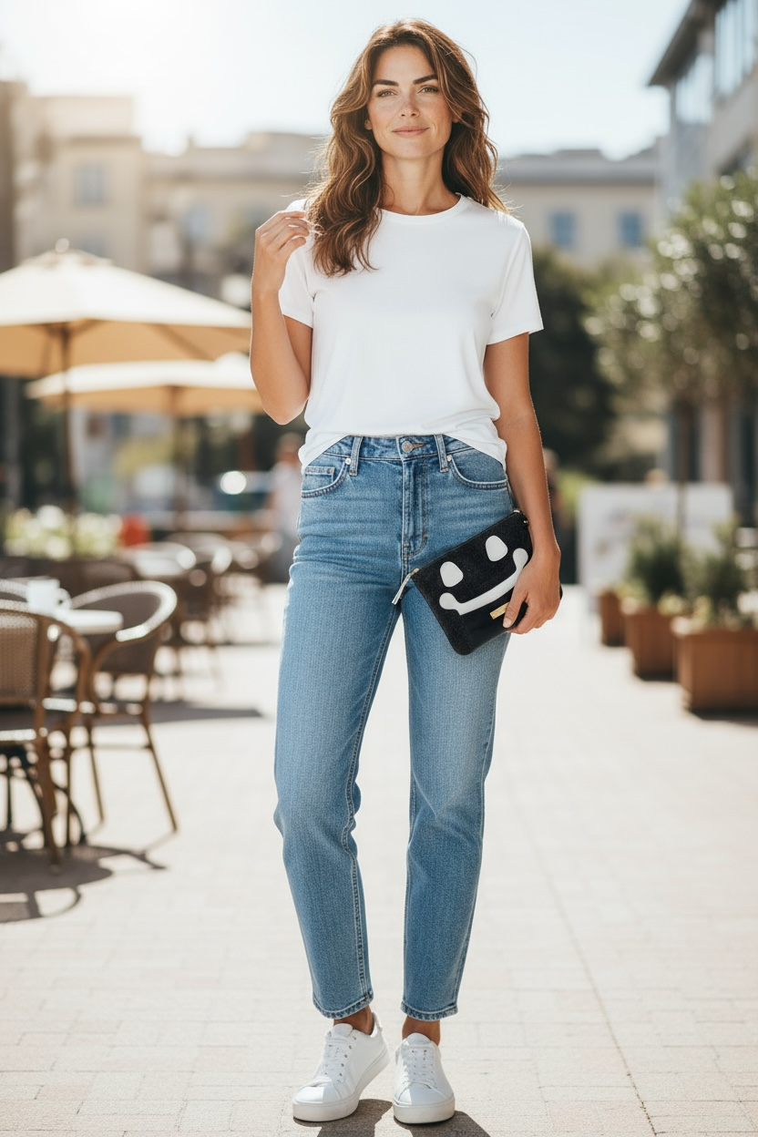 Large Aurelie - Black Glitter