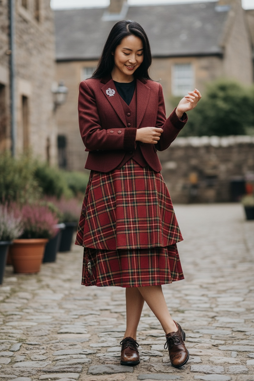 Ecoute- Brown lace up