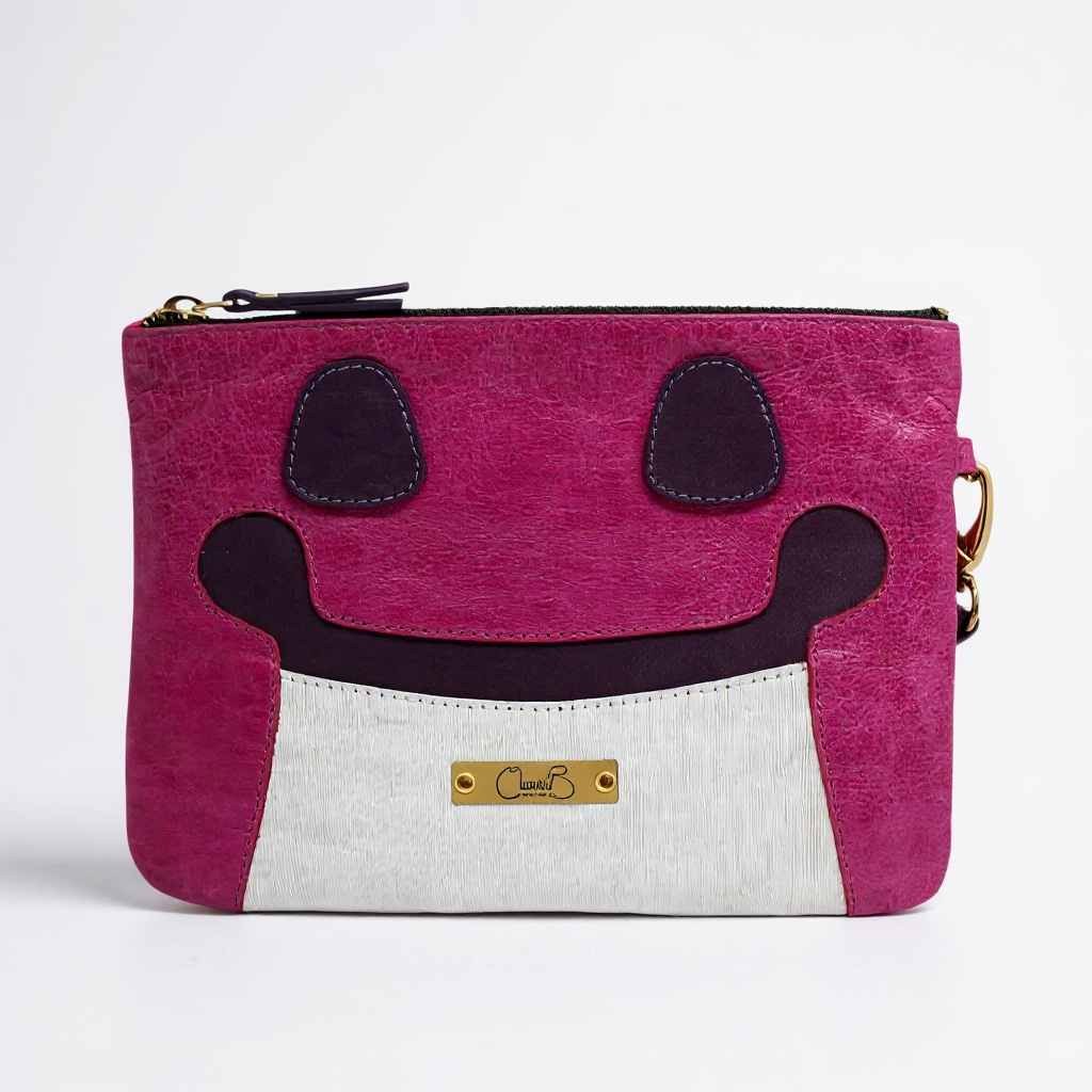 Large Aurelie - Pink clutch bag