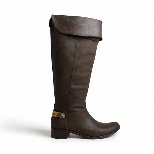 St Germaine - Brown Leather 20" wide calf- LAST PAIRS 37 AND 41