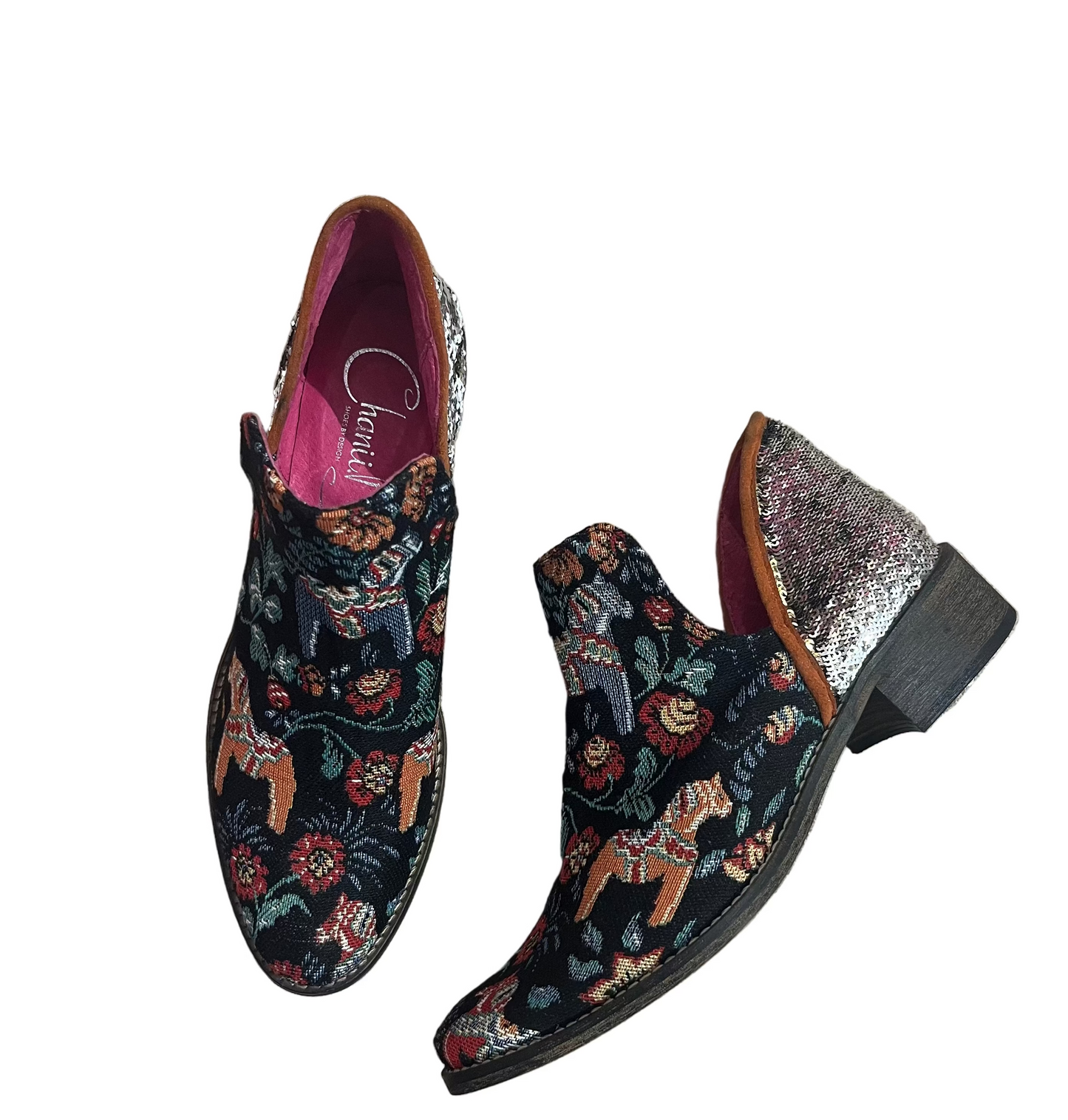 Zippette Horse ankle boot