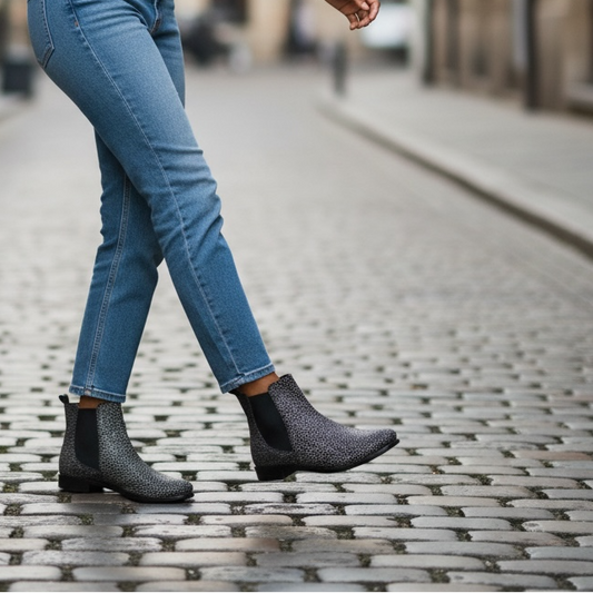 Taille - Grey Stingray Chelsea boot