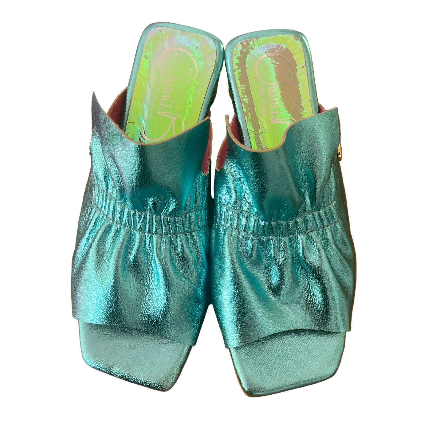 Fizzy-Blue metallic slide