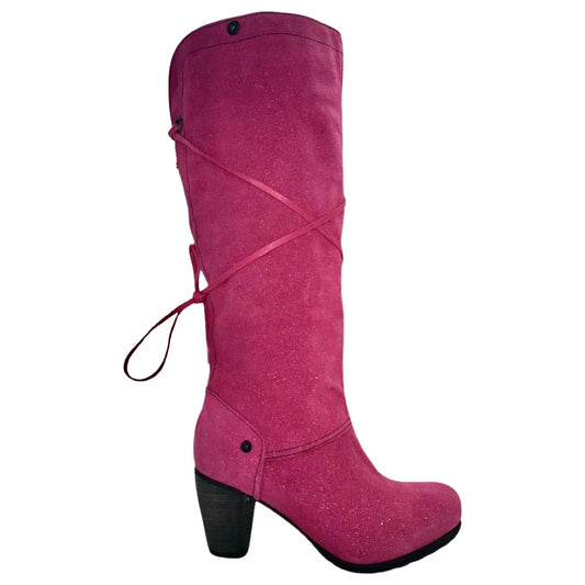 Pulpeux Fuchsia suede long leg boot - Chanii B
