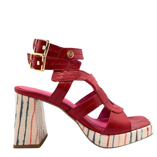 Etoile- Red platform heel - Chanii B