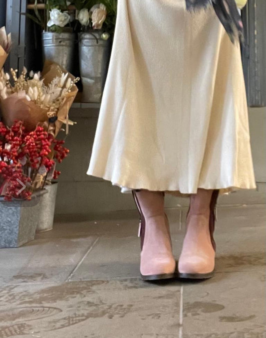 Mes Amie - Blush- brown ankle boot - Chanii B