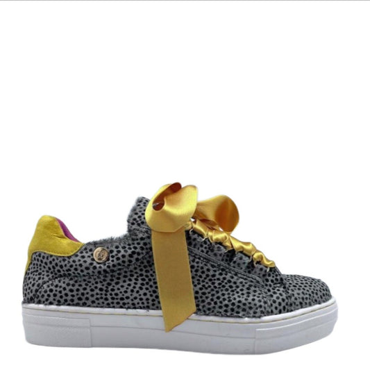 Skate - Grey/Yellow sneaker - Chanii B