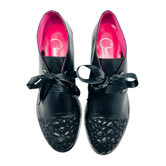 Pardon Moi - Black/Black Hexagon last pair 42 - Chanii B