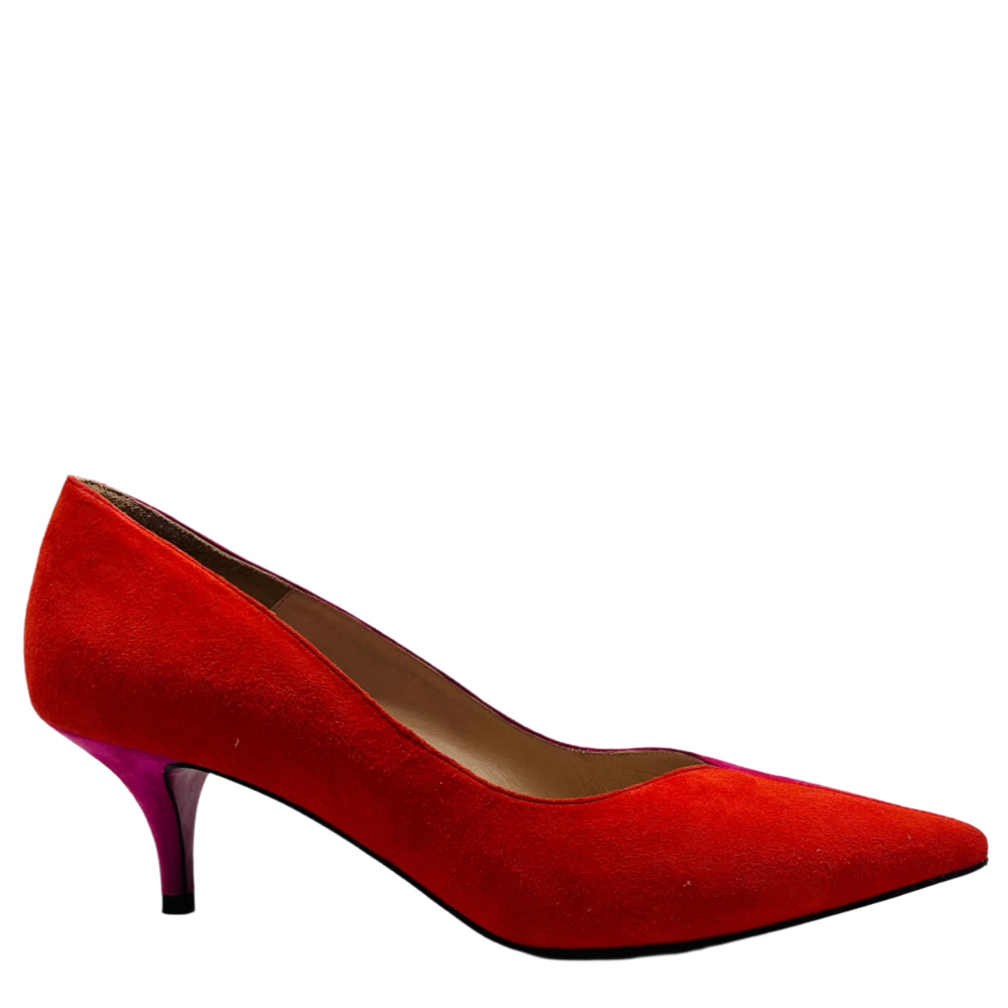 Cruella - Fuchsia/Orange kitten heel - Chanii B