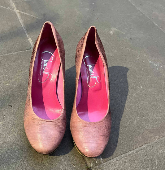 Pate - Dusty Pink Laser Platform shoe - Chanii B