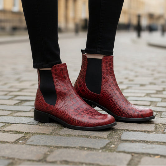 Taille Wine Chelsea ankle boot - Chanii B