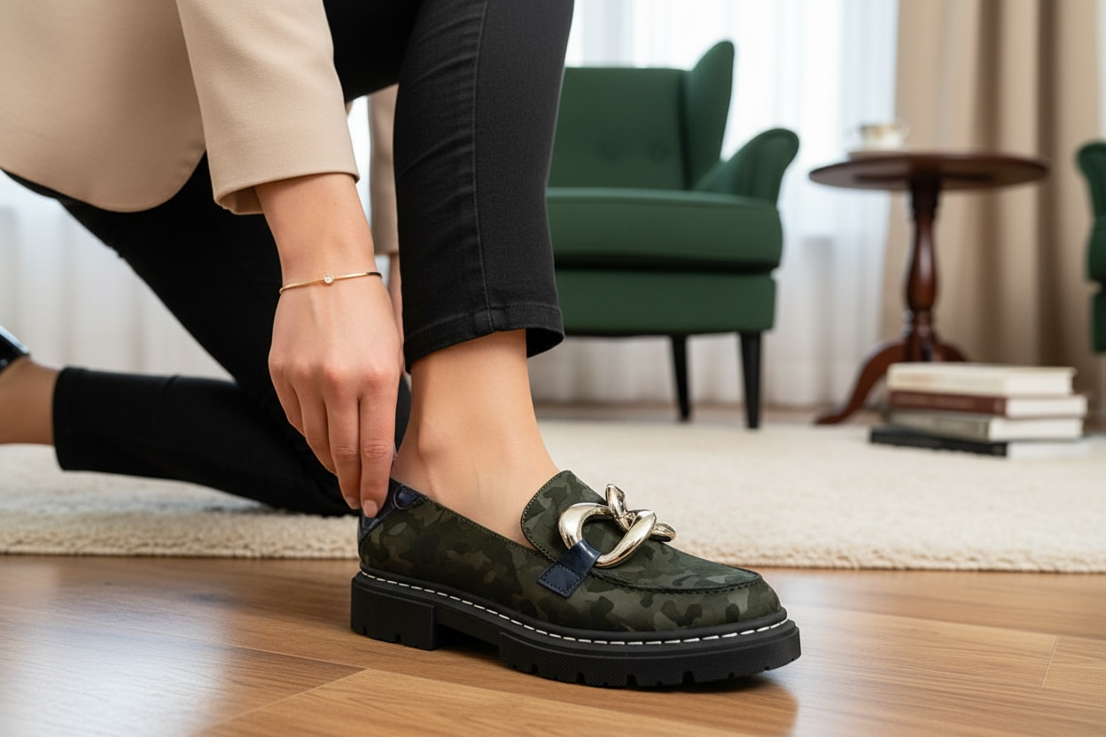 Flambe - Green and gold