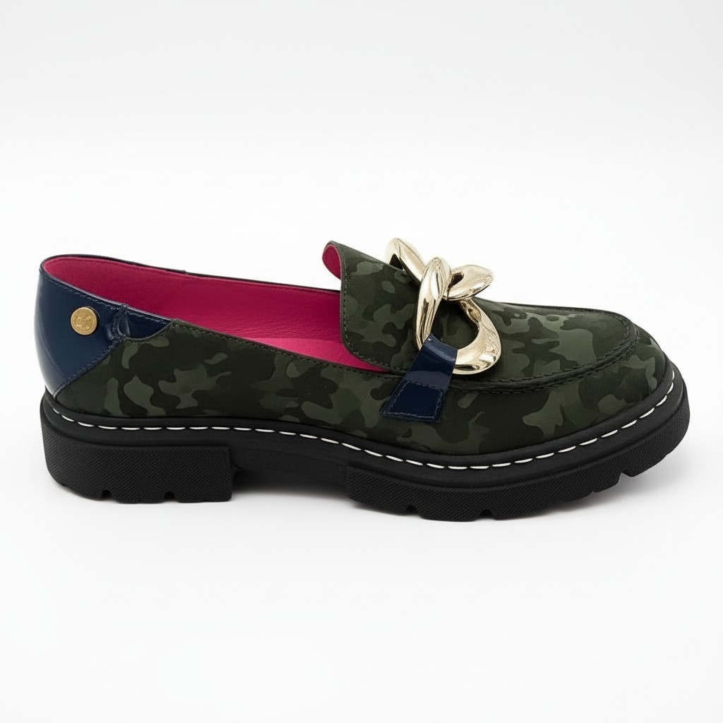 Flambe - Green and gold