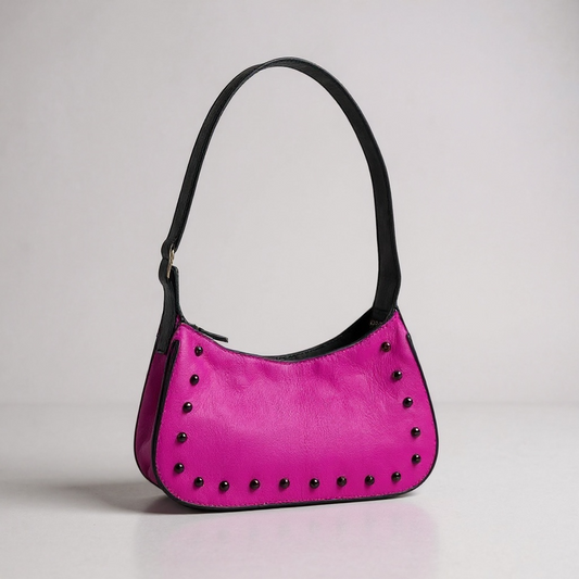 Luna-Fuchsia small handbag