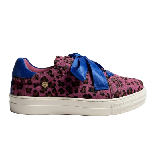 Skate - fuchsia leopard sneaker- NEW