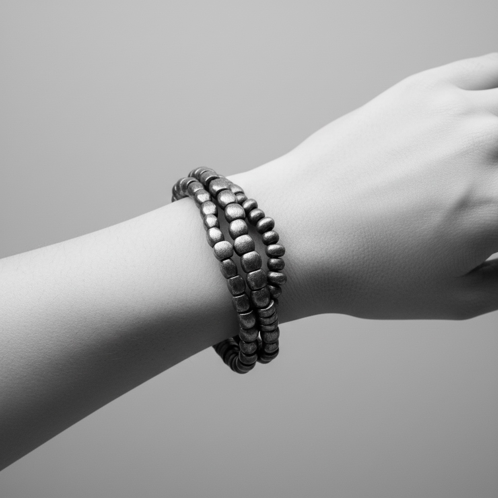 Bracelet- handmade antique silver