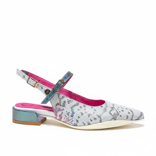 Pirot-White rainbow flat