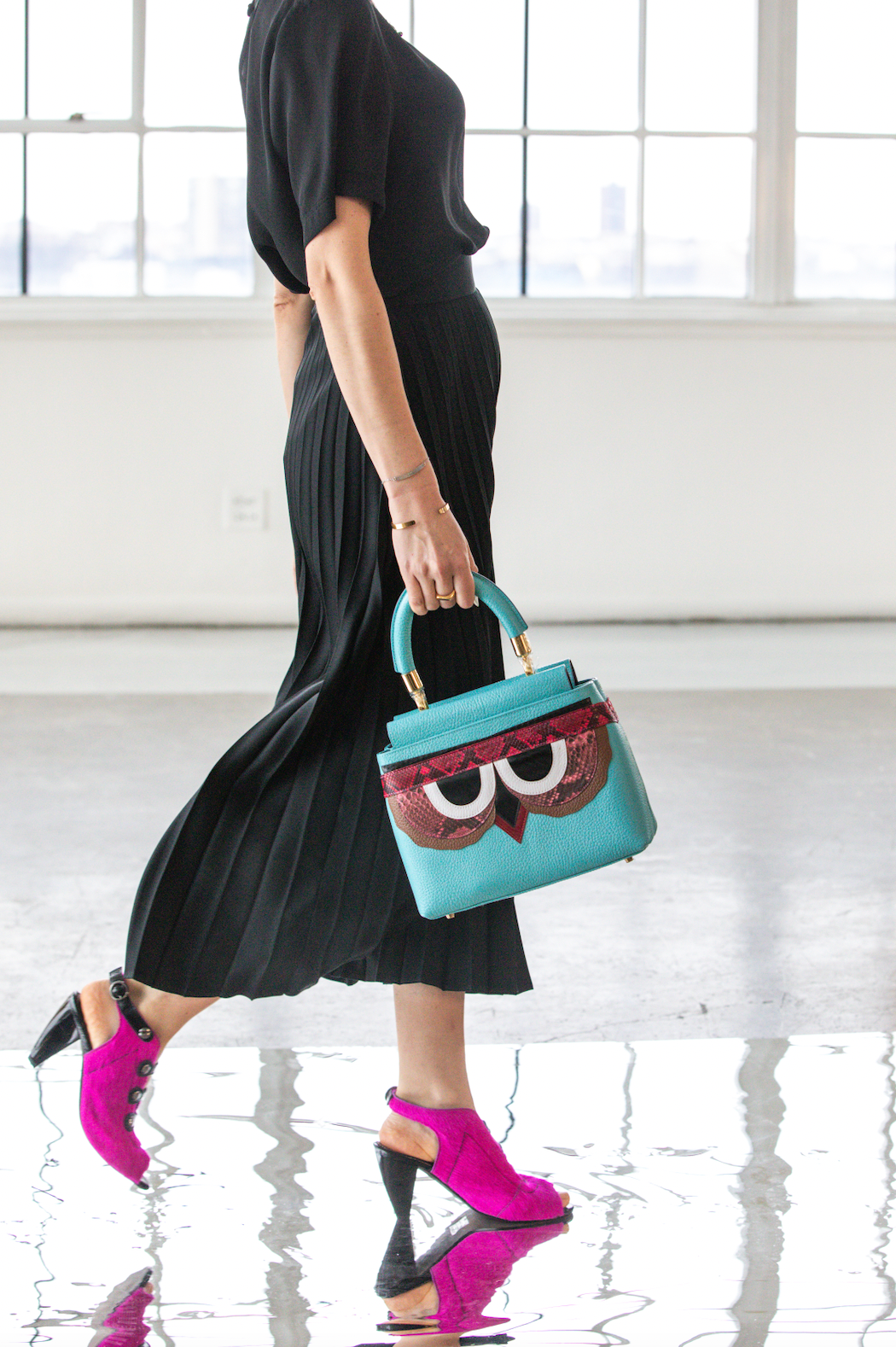 Honey - Fuchsia heel sandal - Chanii B