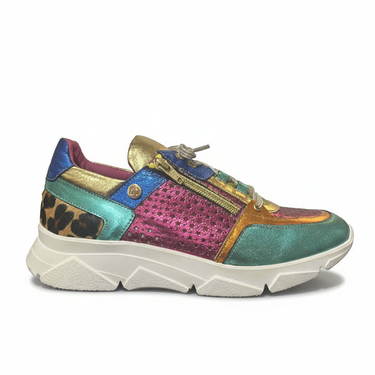 Zeus- Multi metallic sneaker