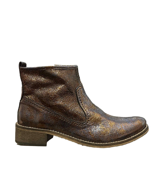 Zipp - Bronze-blue ankle boot
