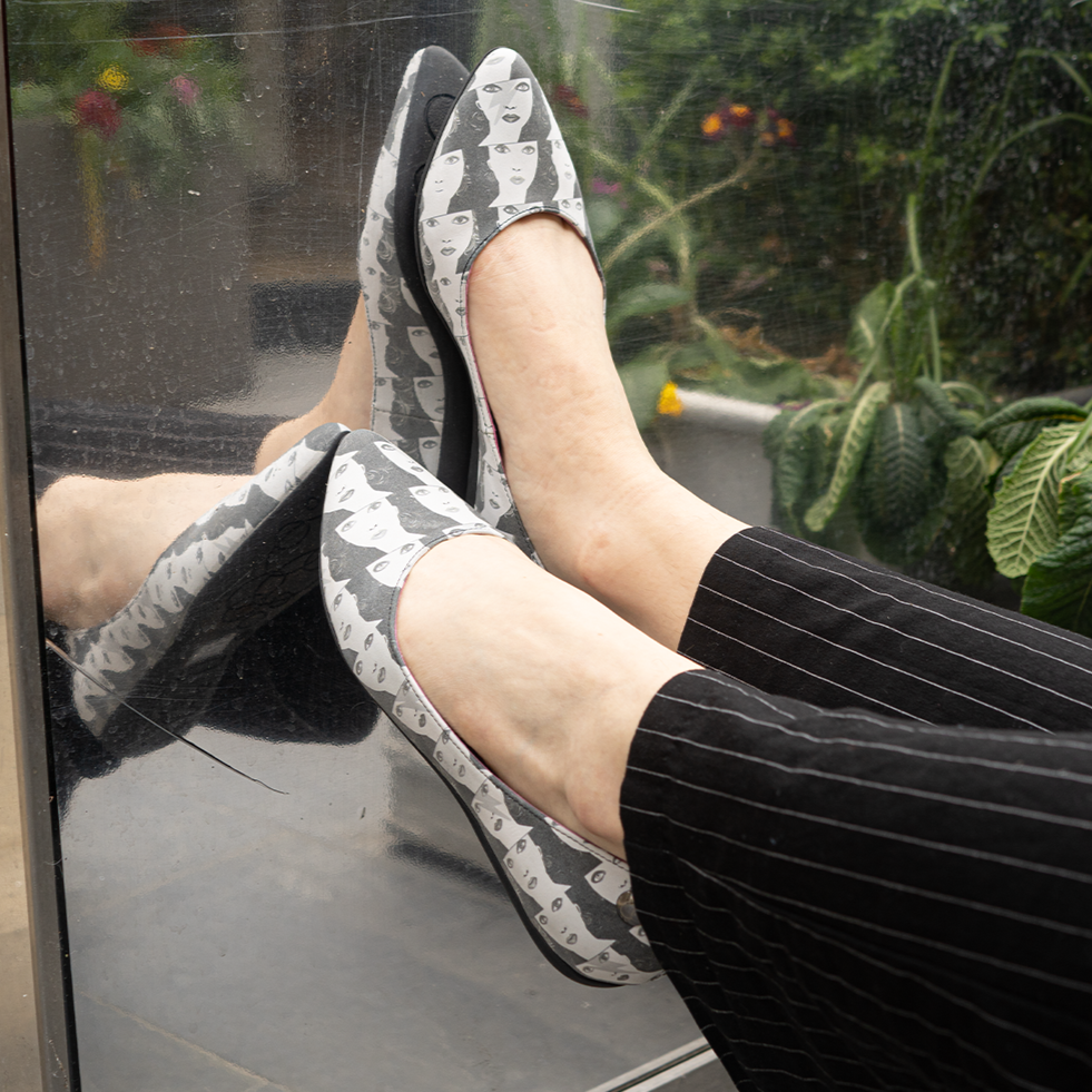 Betty Warhol black and white ballerina - Chanii B