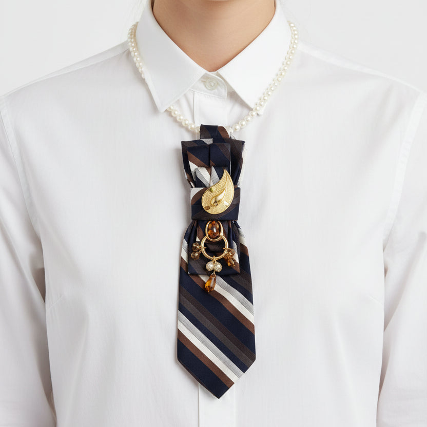 Handmade tie-Striped