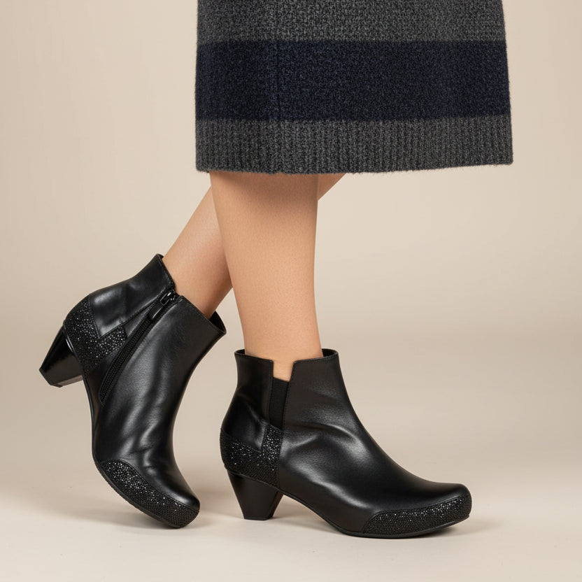 La Rui - Black Aires/Black- ankle boot