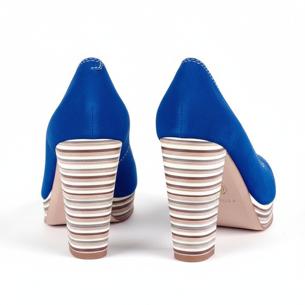 Bebe - Royal Blue Platform heel