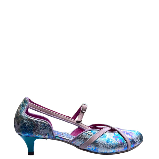 Croisse- multi pastel- mermaid kitten heel - Chanii B