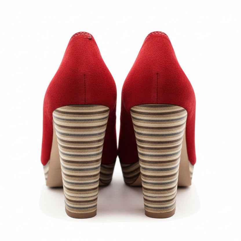 Bebe - Red platform shoe