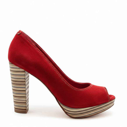 Bebe - Red platform shoe