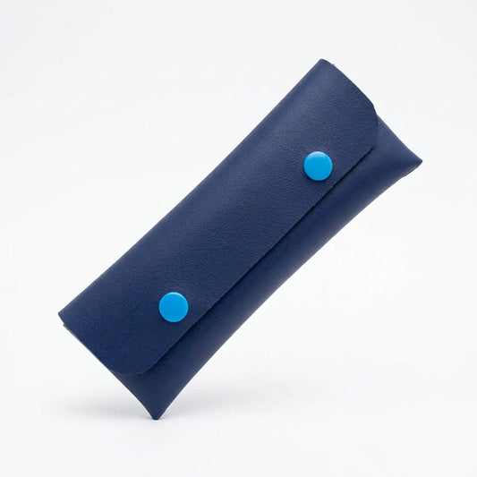 Case- Navy eye glass case