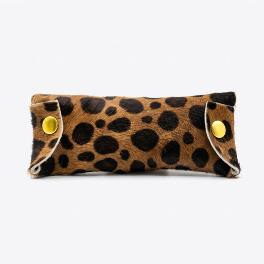 Case- leopard eye glass case