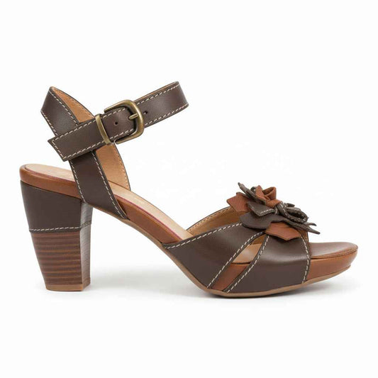 Pong Brown Flower- LAST PAIR 40!