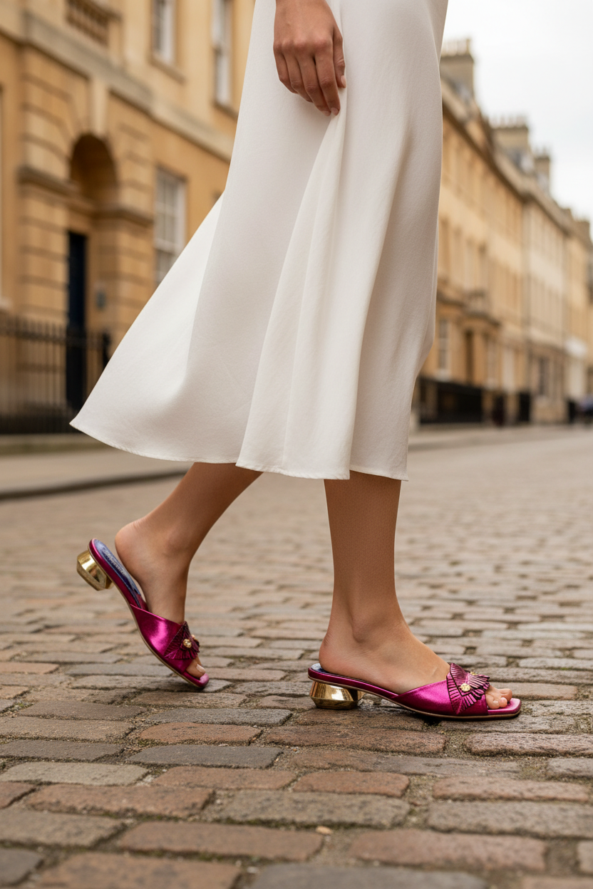 Kiki slide- Fuchsia slide - Chanii B