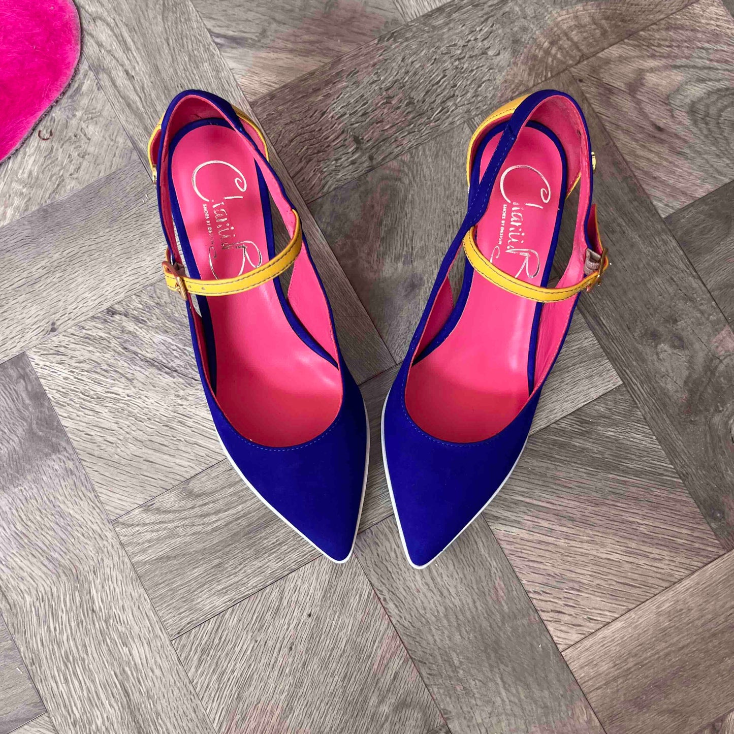 La La Blue yellow- Dress shoes